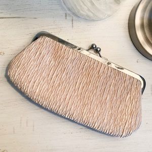 Champagne small clutch